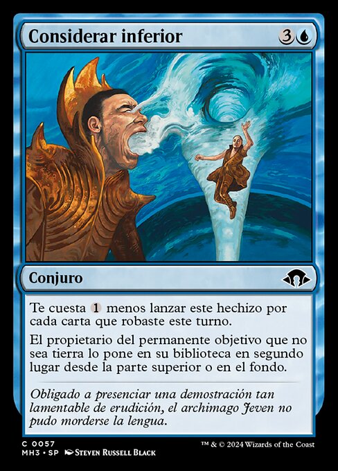 Considerar inferior (Deem Inferior) - Modern Horizons 3 (#57) - Illustrated by Steven Russell Black - Magic: The Gathering Card