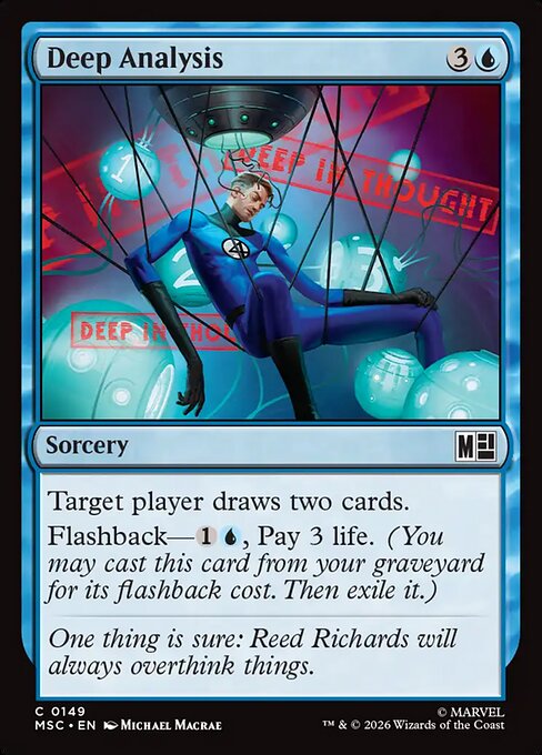 Deep Analysis - Marvel Super Heroes Commander (#149) - Illustrated by Michael MacRae - Magic: The Gathering Card