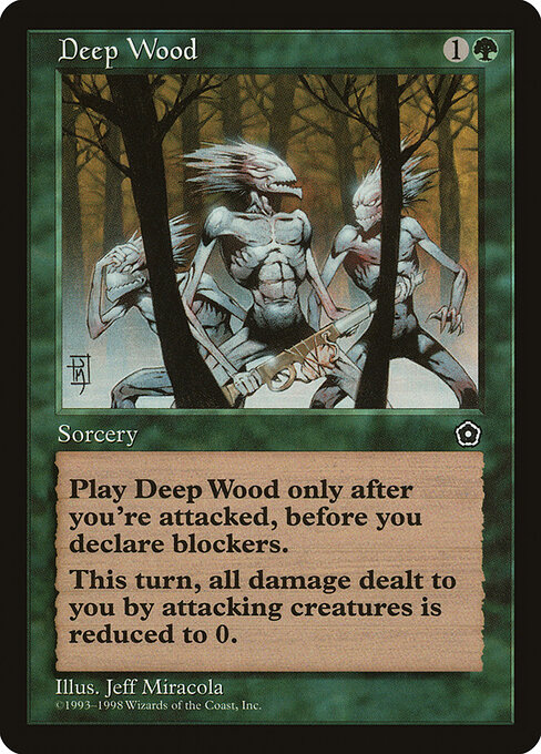 Deep Wood - Portal Second Age Magic card