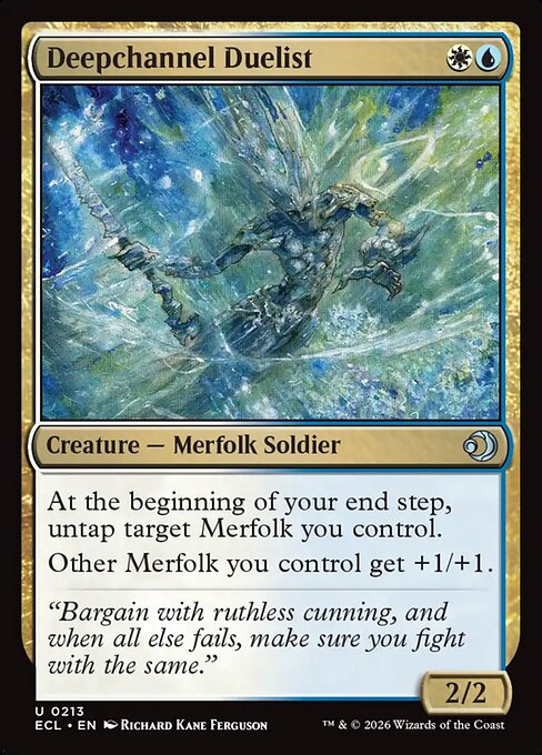 Deepchannel Duelist - Lorwyn Eclipsed Magic card