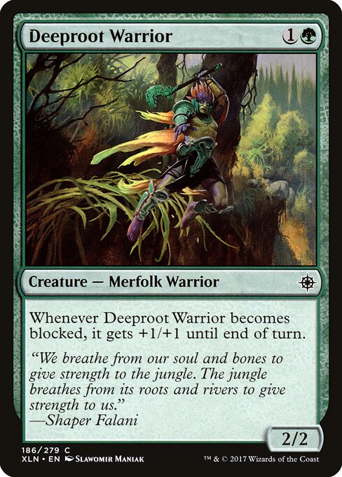 Deeproot Warrior - Ixalan Magic card
