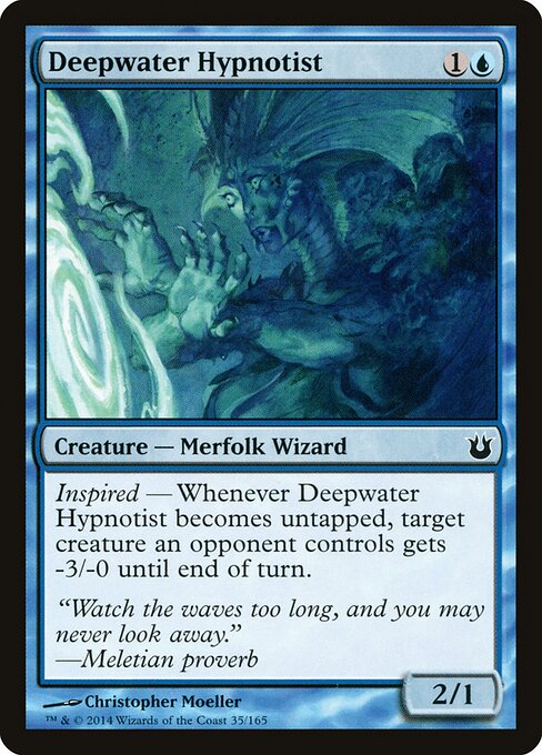 Deepwater Hypnotist - Born of the Gods Magic card