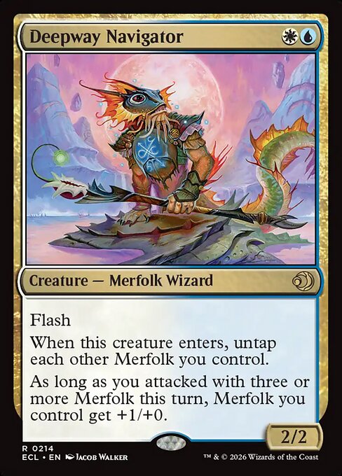 Deepway Navigator - Lorwyn Eclipsed Magic card