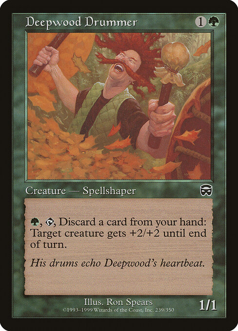 Deepwood Drummer - Mercadian Masques Magic card