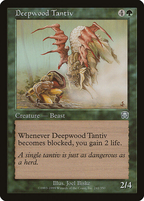 Deepwood Tantiv - Mercadian Masques Magic card