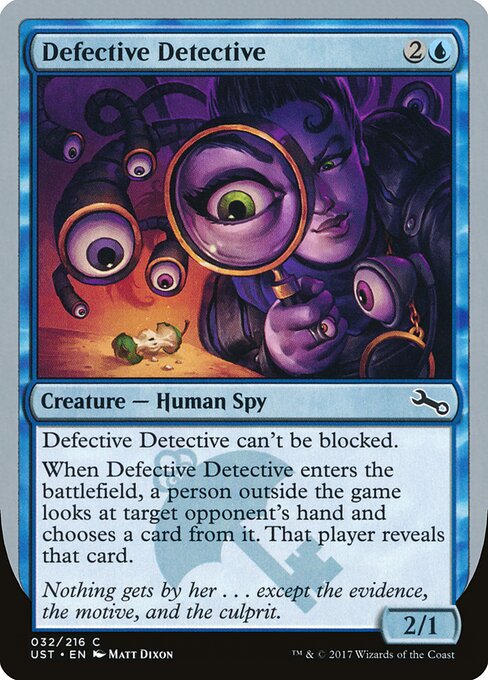 Defective Detective - Unstable Magic card