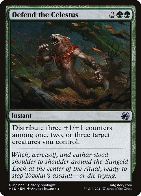 Defend the Celestus - Innistrad: Midnight Hunt Magic card