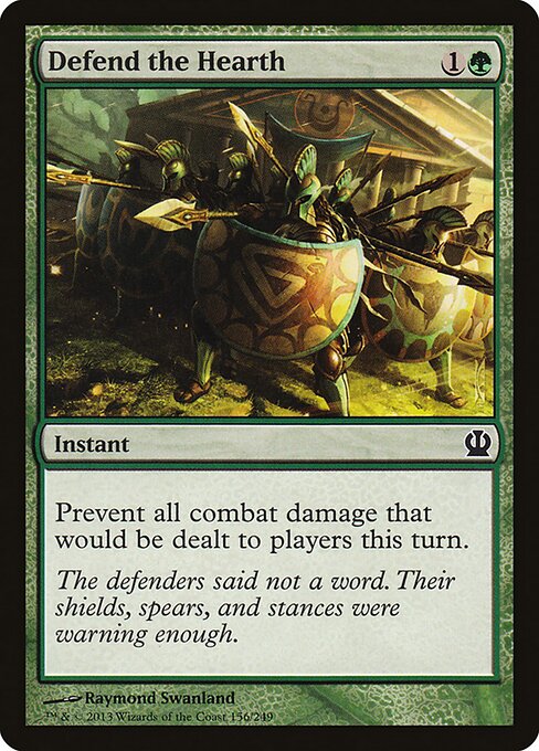 Defend the Hearth - Theros Magic card