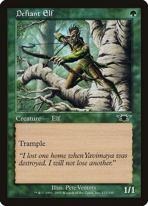 Defiant Elf - Legions Magic card
