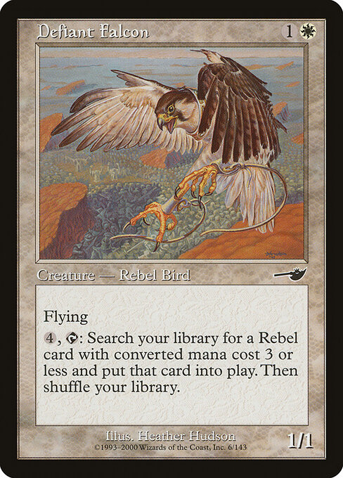 Defiant Falcon - Nemesis Magic card