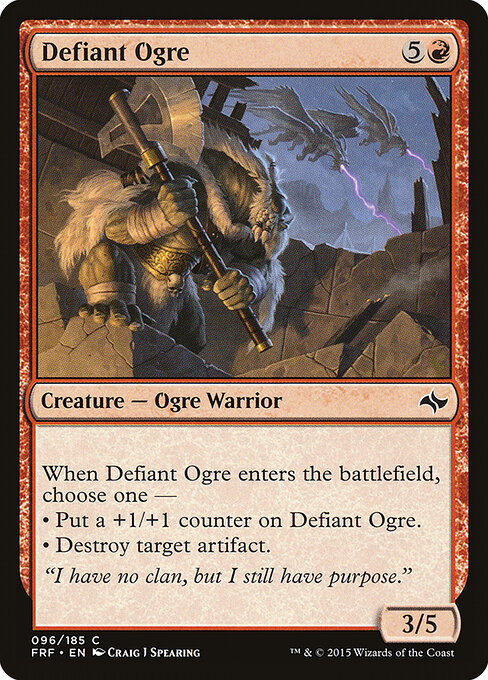 Defiant Ogre - Fate Reforged Magic card