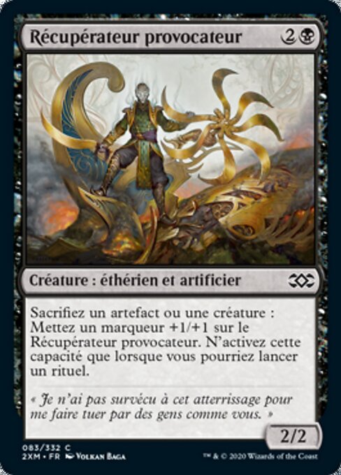 Récupérateur provocateur (Defiant Salvager) - Double Masters (#83) - Illustrated by Volkan Baǵa - Magic: The Gathering Card