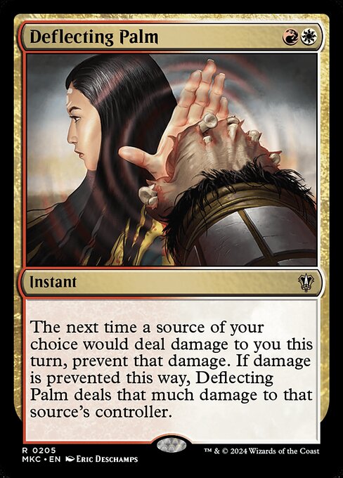Deflecting Palm - Murders at Karlov Manor Commander Magic card