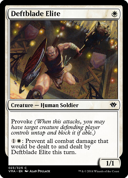 Deftblade Elite - Vintage Masters (#23) - Illustrated by Alan Pollack - Magic: The Gathering Card