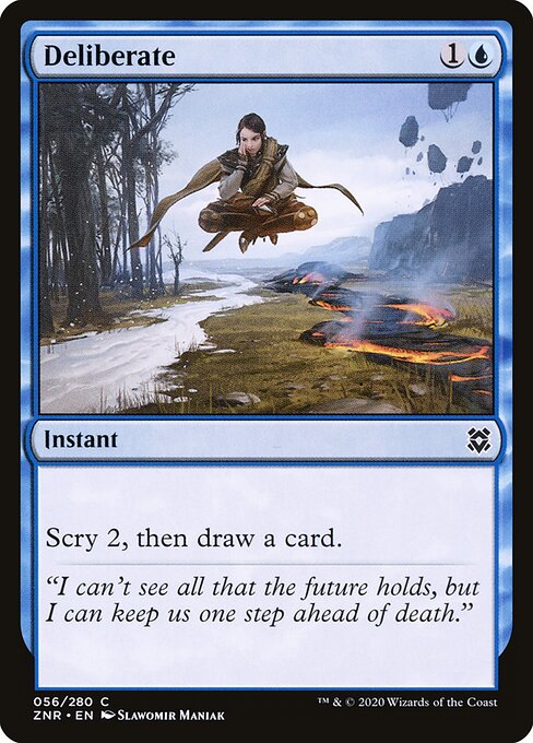 Deliberate - Zendikar Rising Magic card