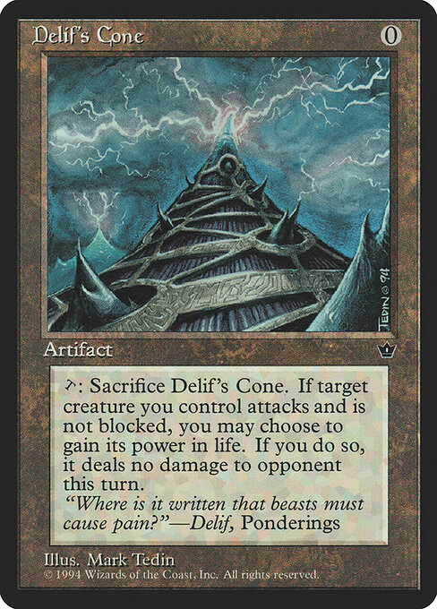 Delif's Cone - Fallen Empires (#84) - Illustrated by Mark Tedin - Magic: The Gathering Card