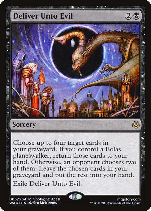 Deliver Unto Evil - War of the Spark Magic card
