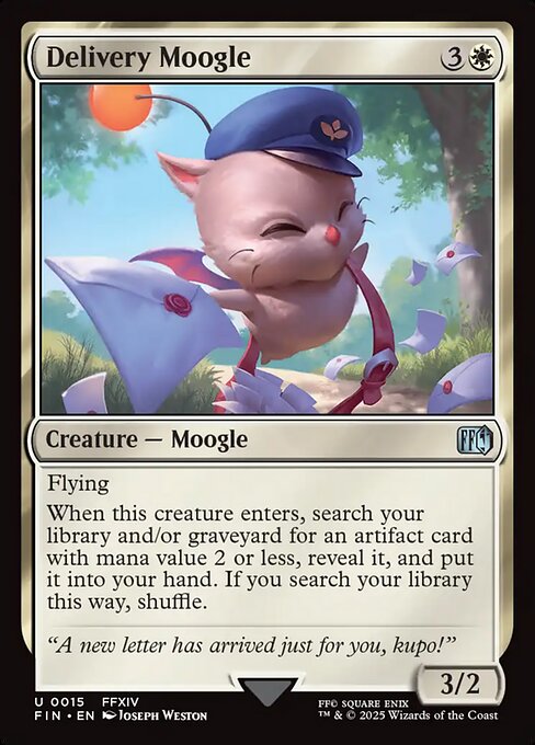 Delivery Moogle - Final Fantasy Magic card