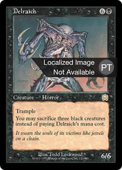 Delraich - Mercadian Masques (#133) - Illustrated by Todd Lockwood - Magic: The Gathering Card