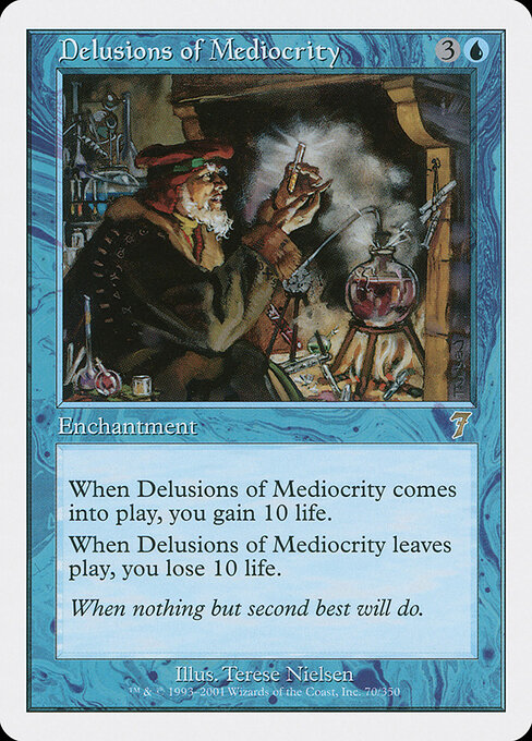 Delusions of Mediocrity - Seventh Edition Magic card