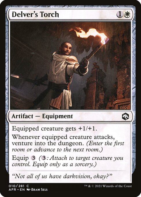 Delver's Torch - Adventures in the Forgotten Realms Magic card