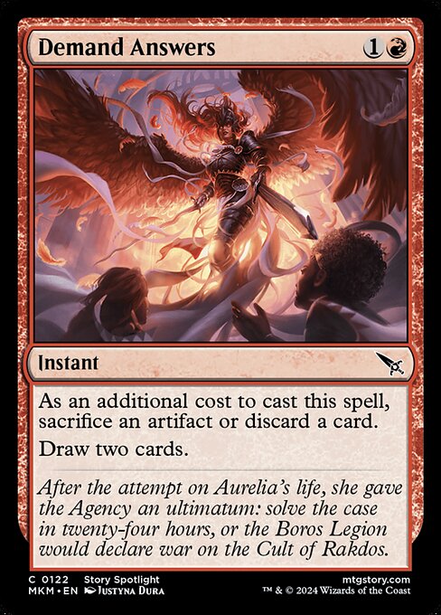 Demand Answers - Murders at Karlov Manor Magic card