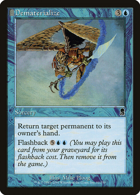 Dematerialize - Odyssey Magic card