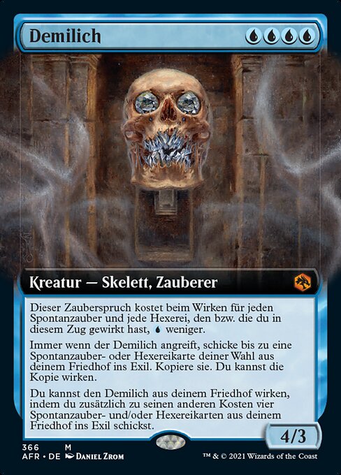 Semiliche (Demilich) - Adventures in the Forgotten Realms (#366) - Illustrated by Daniel Zrom - Magic: The Gathering Card
