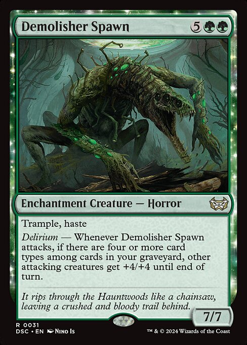 Demolisher Spawn - Duskmourn: House of Horror Commander Magic card