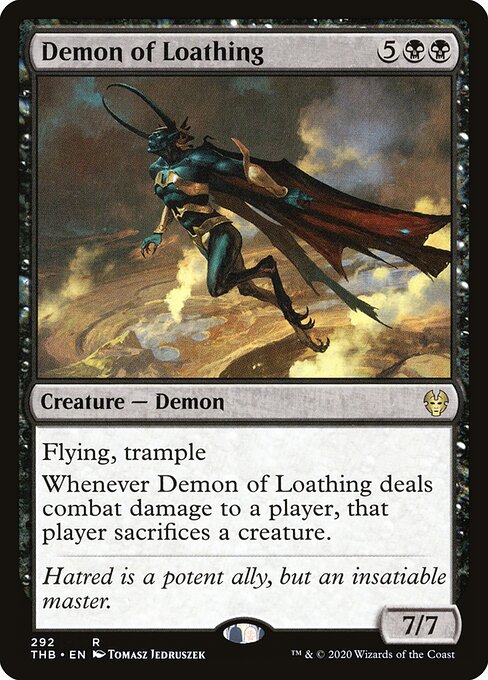 Demon of Loathing - Theros Beyond Death Magic card