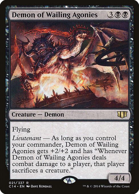 Demon of Wailing Agonies - Commander 2014 Magic card