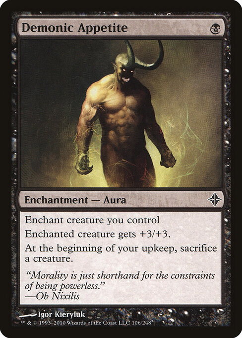 Demonic Appetite - Rise of the Eldrazi Magic card