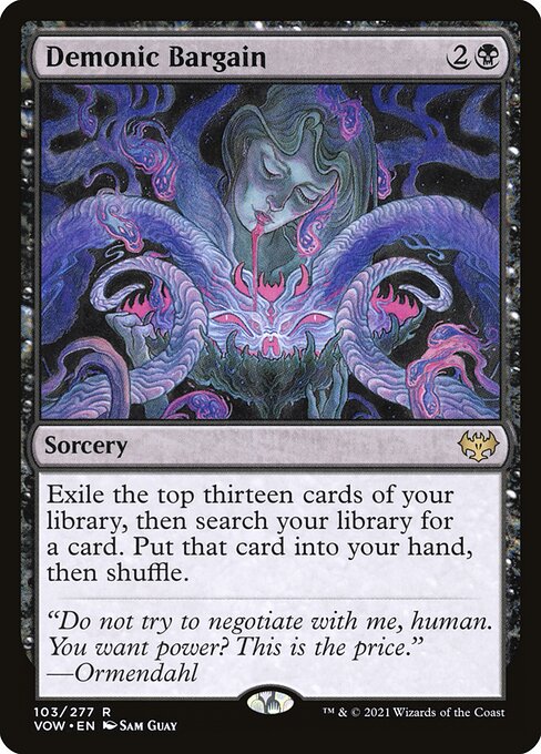 Demonic Bargain - Innistrad: Crimson Vow Magic card