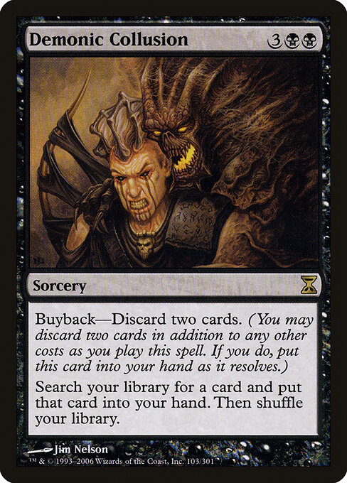 Demonic Collusion - Time Spiral Magic card
