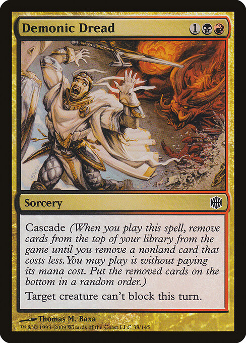Demonic Dread - Alara Reborn Magic card