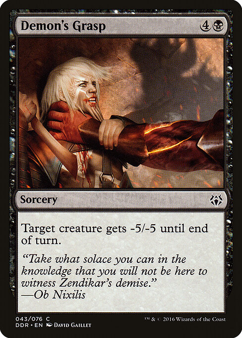 Demon's Grasp - Duel Decks: Nissa vs. Ob Nixilis Magic card