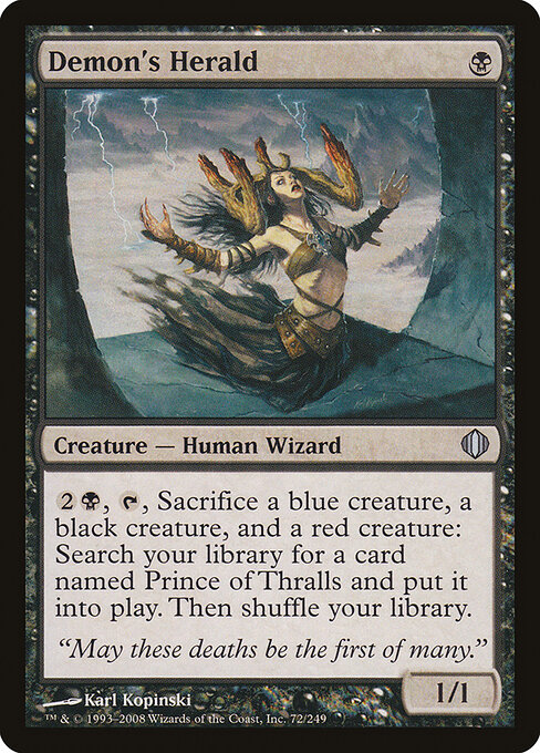 Demon's Herald - Shards of Alara Magic card