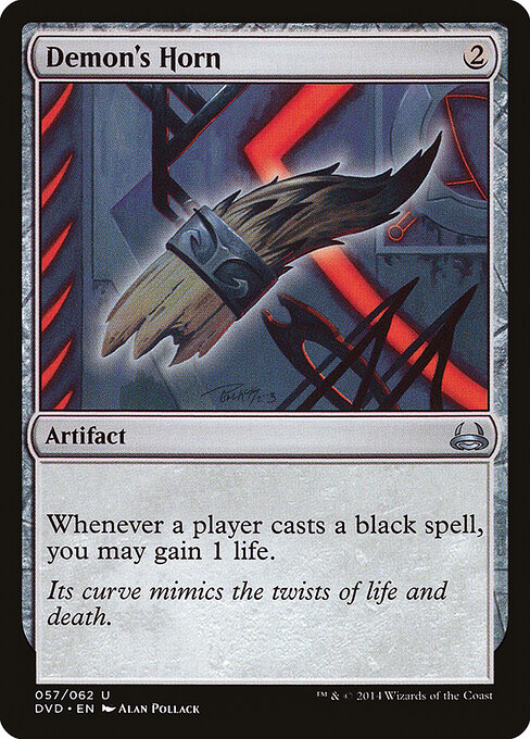 Demon's Horn - Duel Decks Anthology: Divine vs. Demonic Magic card