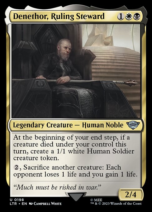 Denethor, Ruling Steward - The Lord of the Rings: Tales of Middle-earth Magic card