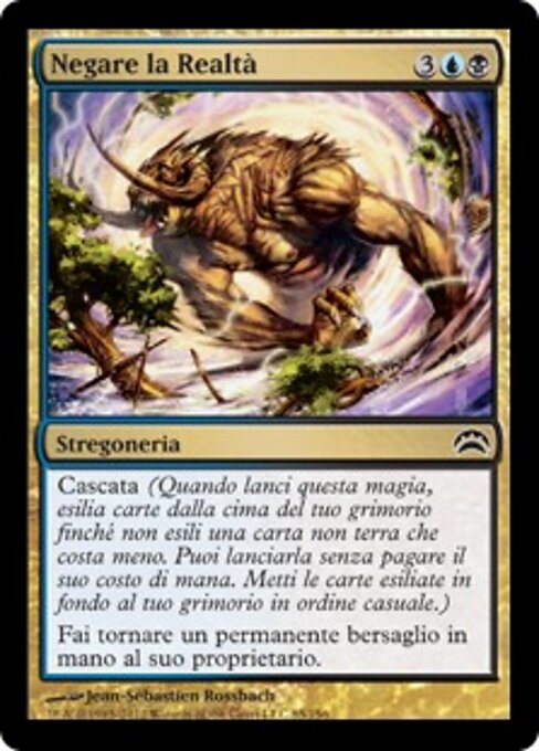 否认现实 (Deny Reality) - Alara Reborn (#19) - Illustrated by Jean-Sébastien Rossbach - Magic: The Gathering Card