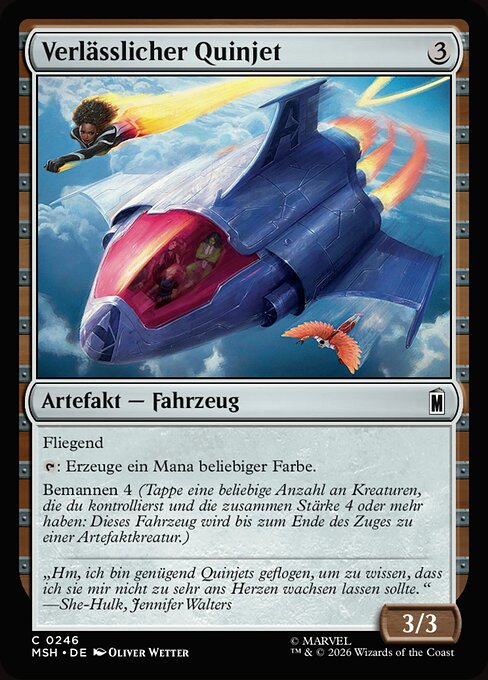 Dependable Quinjet