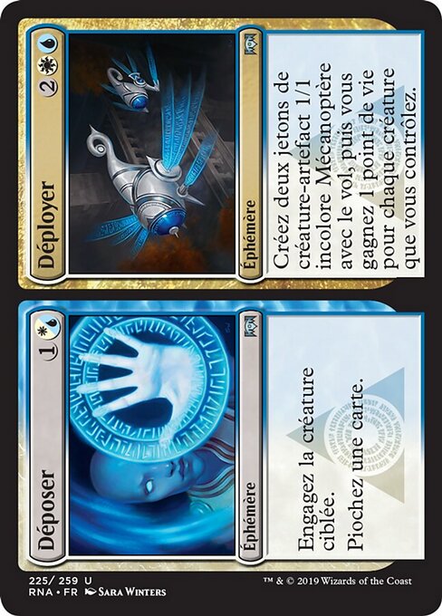 Depose // Deploy - Ravnica Allegiance (#225) - Illustrated by Sara Winters - Magic: The Gathering Card