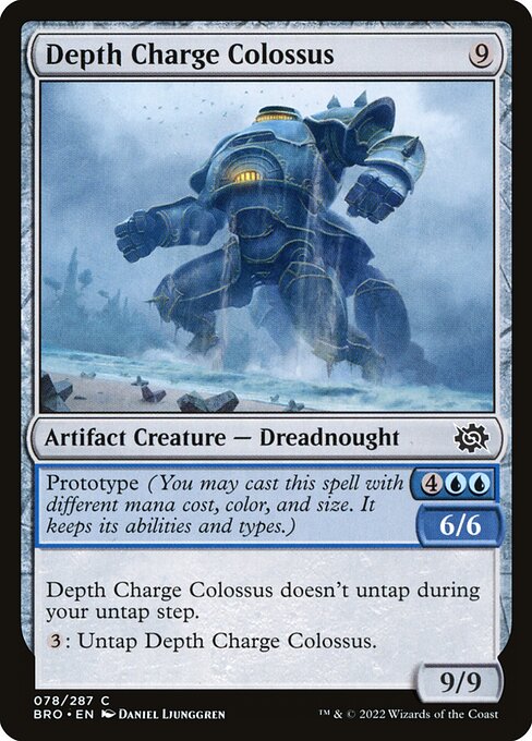 Depth Charge Colossus - The Brothers' War Magic card