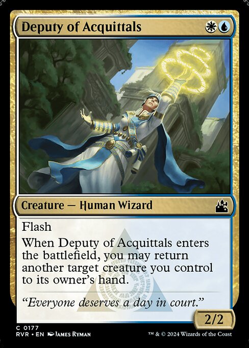 Deputy of Acquittals - Ravnica Remastered Magic card