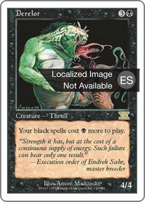 Derelor - Classic Sixth Edition (#120) - Illustrated by Anson Maddocks - Magic: The Gathering Card