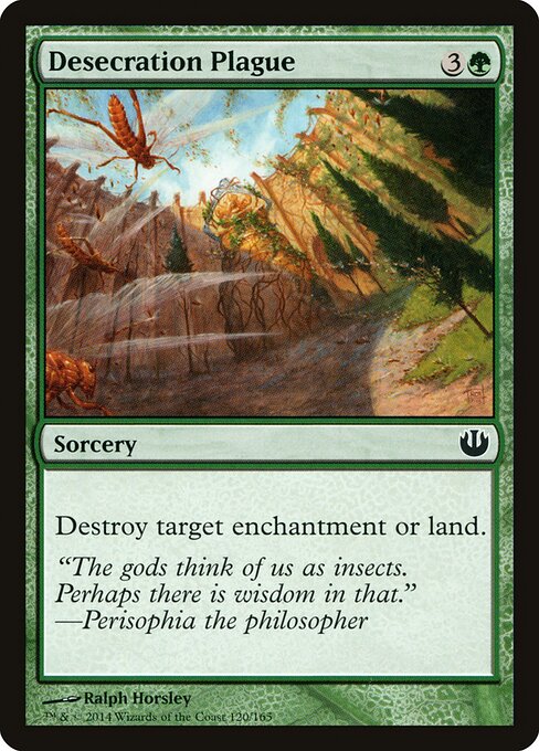 Desecration Plague - Journey into Nyx Magic card