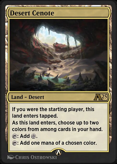 Desert Cenote - Alchemy: Tarkir Magic card