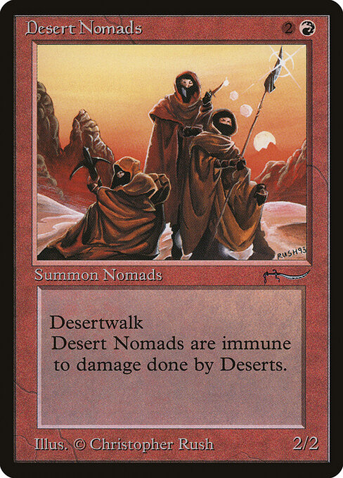 Desert Nomads - Arabian Nights Magic card