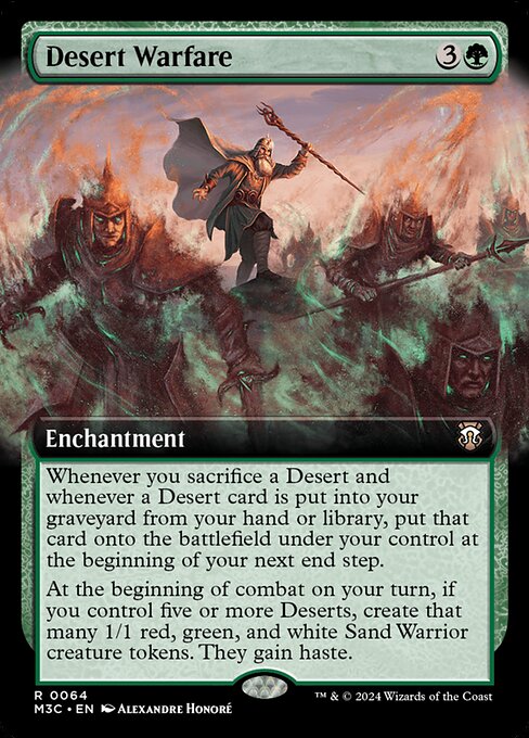 Desert Warfare - Modern Horizons 3 Commander Magic card