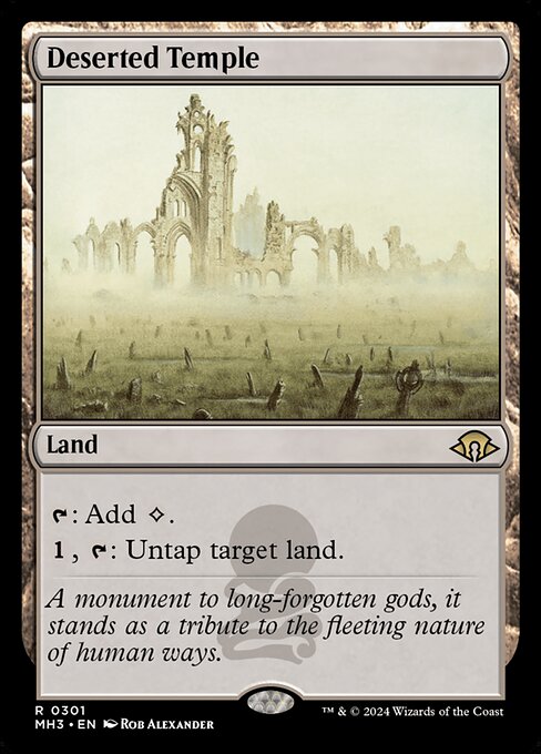 Deserted Temple - Modern Horizons 3 Magic card